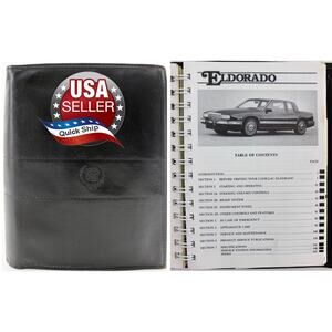 1989 Cadillac Eldorado OEM Owner Owner's User Guide Operator Manual • 4.5L V8